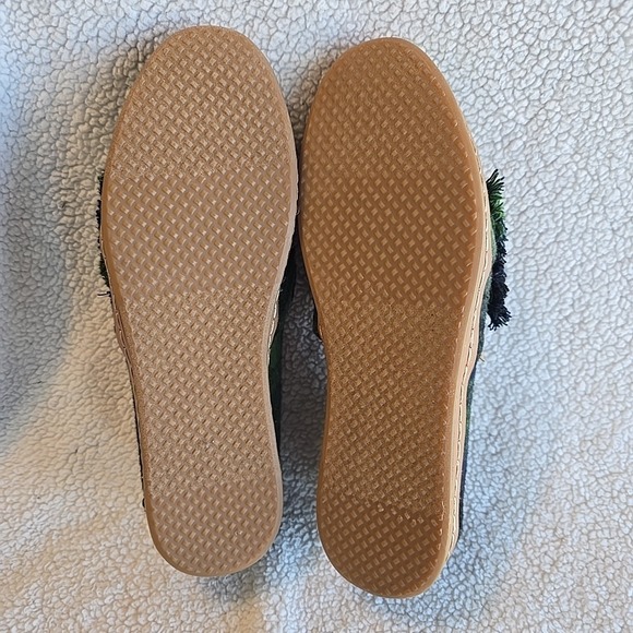 Toms Plaid Alpargata Women's Shoes Size 7 Blue Green Plaid Slip-on - Picture 11 of 15